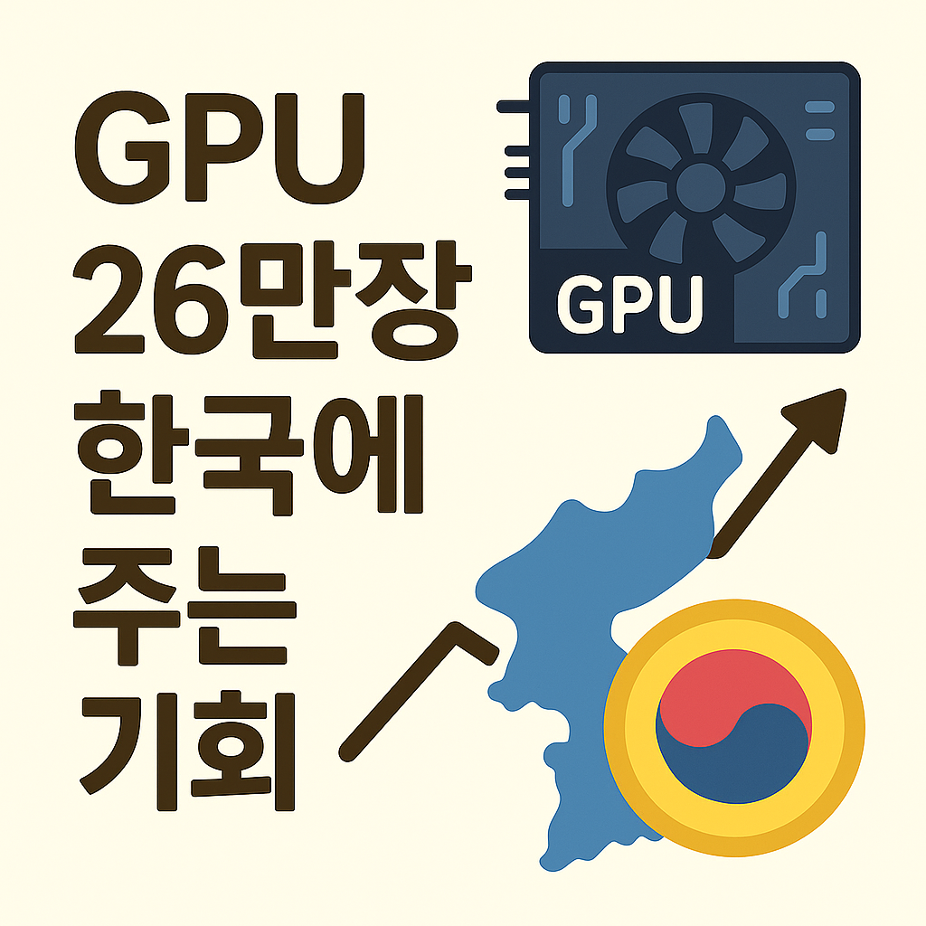 GPU 26만장이 한국에 주는 기회 썸네일